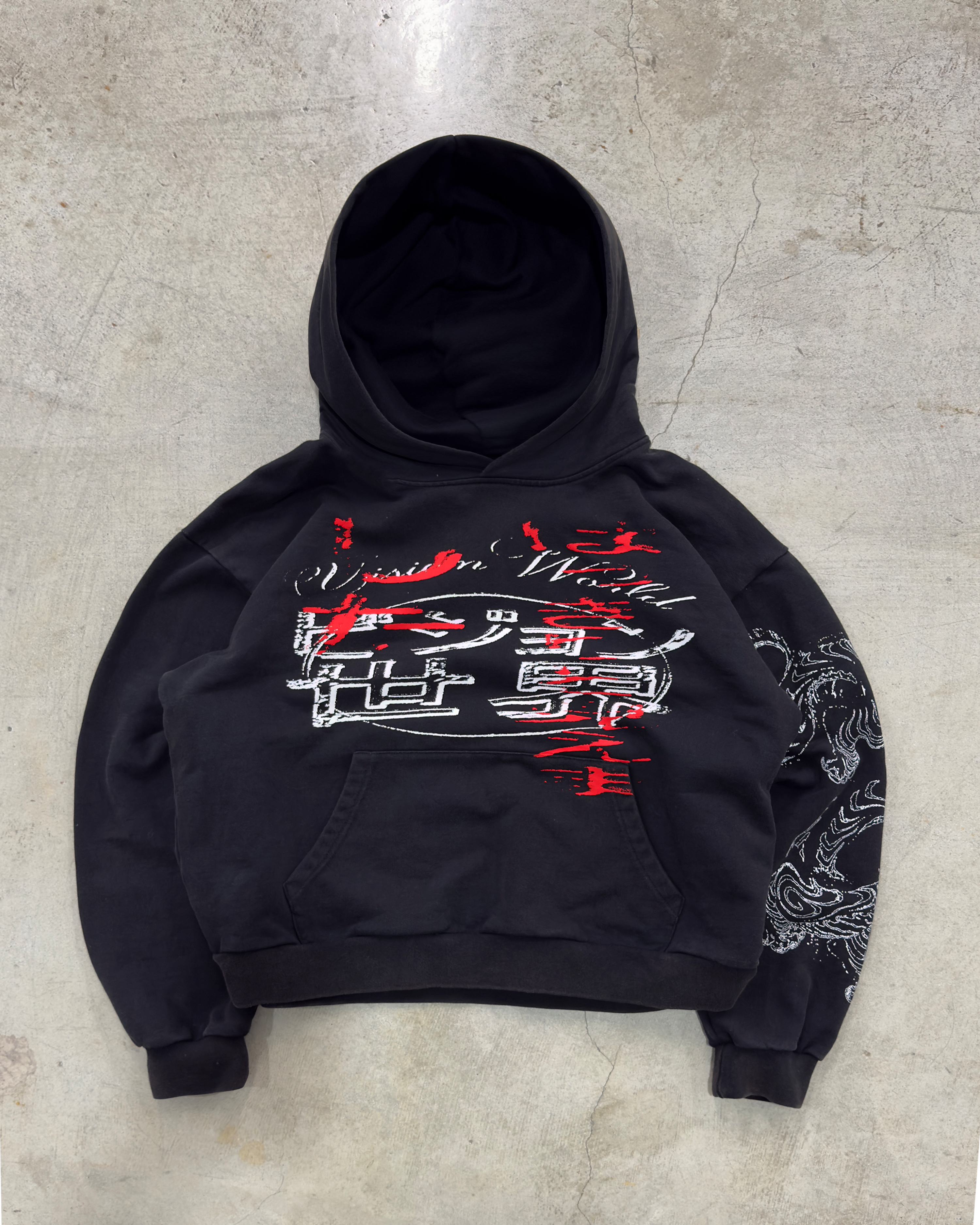 "TIGER SKY" HOODIE [JET BLACK]