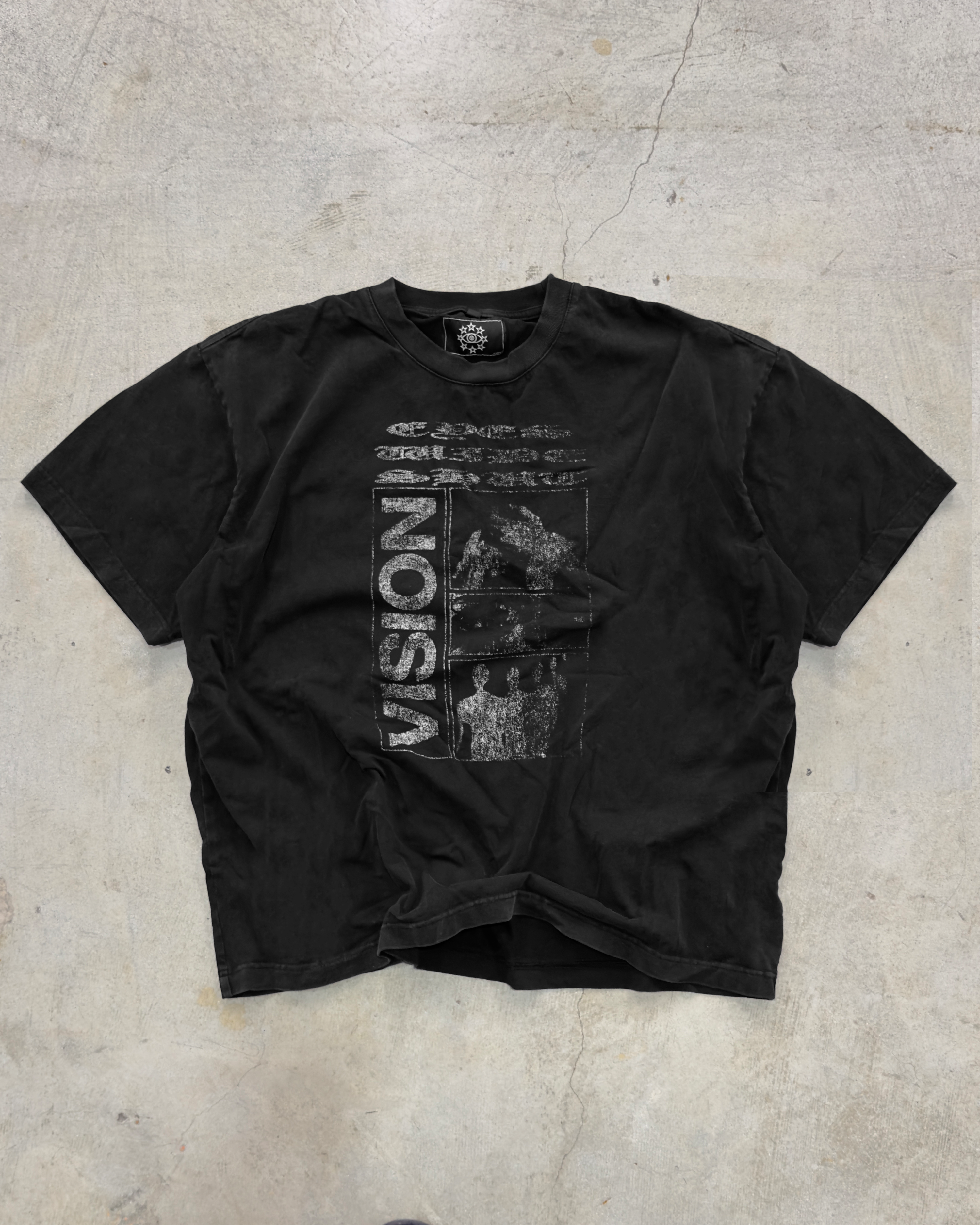 "EYES WIDE SHUT" TEE [WASHED BLACK]